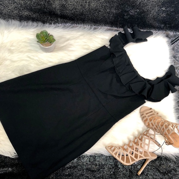 French Connection ruffle strap dress - Picture 3 of 8